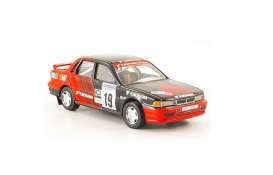 Mitsubishi  - Galant VR-4 #19 1992 black/red - 1:64 - Para64 - 65101 - pa65101lhd | The Diecast Company