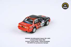 Mitsubishi  - Galant VR-4 #19 1992 black/red - 1:64 - Para64 - 65101 - pa65101lhd | The Diecast Company