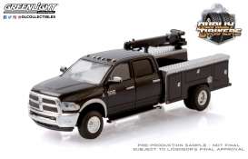 Ram  - 3500 2018 black - 1:64 - GreenLight - 46050B - gl46050B | The Diecast Company