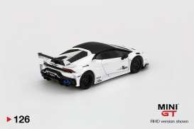LB Works Lamborghini - Huracan white - 1:64 - Mini GT - 00126-R - MGT00126Rhd | The Diecast Company