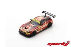 Mercedes Benz  - AMG GT3 2019 yellow/orange/red - 1:64 - Spark - Y169 - spaY169 | The Diecast Company