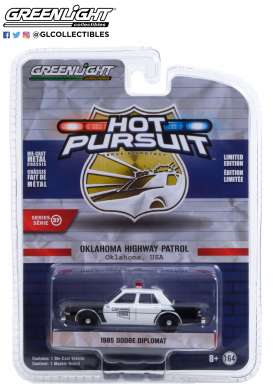 Dodge  - Diplomat 1985 black/white - 1:64 - GreenLight - 42950C - gl42950C | The Diecast Company