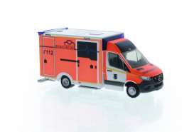 Mercedes Benz  - Sprinter red/white - 1:87 - Rietze - R76201 - RZ76201 | The Diecast Company