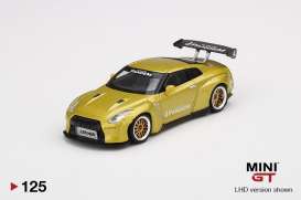 Nissan  - Pandem GT-R R35 2020 cosmopolitan yellow - 1:64 - Mini GT - 00125 - MGT00125rhd | The Diecast Company