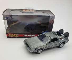 Delorean  - Back to the Future I grey-silver - 1:32 - Jada Toys - 32185 - jada253252017 | The Diecast Company