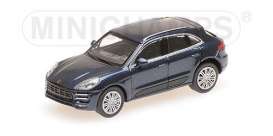 Porsche  - Macan Turbo 2013 blue - 1:87 - Minichamps - 870067004 - mc870067004 | The Diecast Company