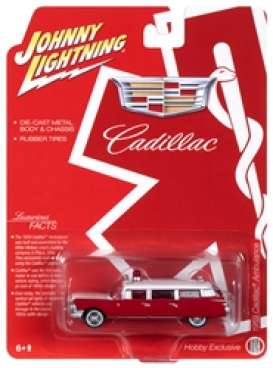 Cadillac  - Ambulance 1959 red/white - 1:64 - Johnny Lightning - SP098 - JLSP098 | The Diecast Company