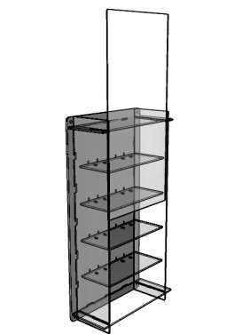 Accessoires diorama - clear/black - 1:24 - Atlantic - 40054 - atl40054 | The Diecast Company