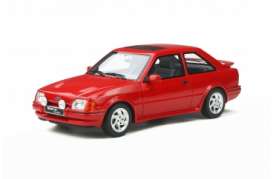 Ford  - Escort 1990 red - 1:18 - OttOmobile Miniatures - OT826 - otto826 | The Diecast Company