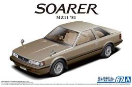 Toyota  - Soarer MZ11 1981  - 1:24 - Aoshima - 05847 - abk05847 | The Diecast Company