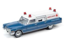 Cadillac  - Ambulance 1959 blue/white - 1:64 - Johnny Lightning - SP099 - JLSP099 | The Diecast Company