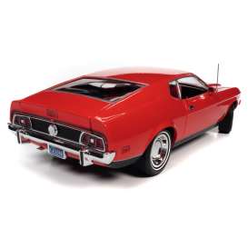 Ford  - Mustang 1971 red - 1:18 - Auto World - AWSS126 - AWSS126 | The Diecast Company