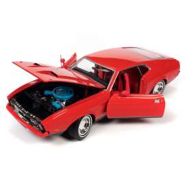 Ford  - Mustang 1971 red - 1:18 - Auto World - AWSS126 - AWSS126 | The Diecast Company