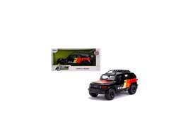 Toyota  - FJ Cruiser 2007 black/red/yellow - 1:24 - Jada Toys - 31595 - jada31595 | The Diecast Company