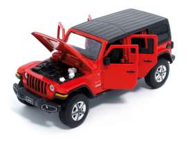Jeep  - Wrangler red - 1:32 - Tayumo - 32120001 - tay32120001 | The Diecast Company