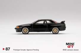 Nissan  - GT-R R32 black - 1:64 - Mini GT - mgt00087-R - MGT00087rhd | The Diecast Company