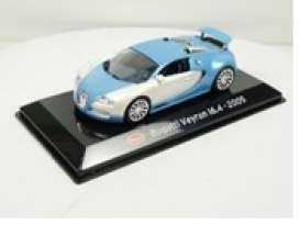 Bugatti  - Veyron 16.4 2005 blue/white - 1:43 - Magazine Models - magSCBugatti | The Diecast Company