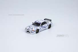 Nissan  - GT-R R32 white/blue - 1:64 - Inno Models - in64R32PTT - in64R32PTT | The Diecast Company