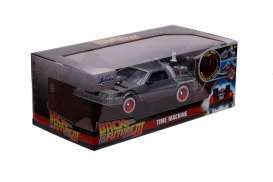 Delorean  - Back to the Future III grey-silver - 1:24 - Jada Toys - 32166 - jada32166 | The Diecast Company
