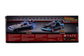 Delorean  - Back to the Future III grey-silver - 1:24 - Jada Toys - 32166 - jada32166 | The Diecast Company
