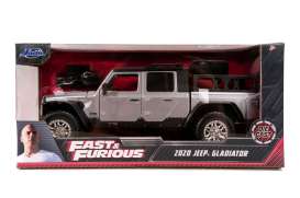 Jeep  - Gladiator F&F 9 2020 silver - 1:24 - Jada Toys - 31984 - jada31984 | The Diecast Company