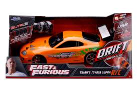 Toyota  - Supra F&F *Radio Control* 1995 orange - 1:10 - Jada Toys - 30753 - jada253209003 | The Diecast Company