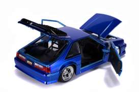 Ford  - Mustang GT 1989 blue - 1:24 - Jada Toys - 31863 - jada31863 | The Diecast Company