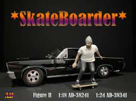 Figures  - Skateboarder #2 2020  - 1:18 - American Diorama - 38241 - AD38241 | The Diecast Company