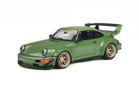 Porsche  - RWB Body Kit Green - 1:18 - GT Spirit - GT812 - GT812 | The Diecast Company