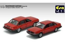 Volkswagen  - Santana burgundy - 1:64 - Era - VW20SARF15 - EraVW20SARF15 | The Diecast Company