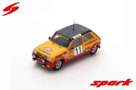 Renault  - 5 Alpine 1979 yellow/red - 1:43 - Spark - S6038 - spaS6038 | The Diecast Company
