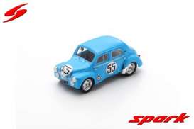 Renault  - 4CV 1952 blue - 1:43 - Spark - S5226 - spaS5226 | The Diecast Company