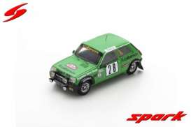 Renault  - 5 Alpine 1979 green - 1:43 - Spark - S6036 - spaS6036 | The Diecast Company