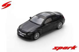 Mercedes Benz  - AMG C 63 2018 black - 1:43 - Spark - S8186 - spaS8186 | The Diecast Company