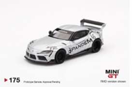 Toyota  - GR Supra silver - 1:64 - Mini GT - 00175-L - MGT00175LHD | The Diecast Company