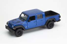 Jeep  - Rubicon 2020 blue - 1:24 - Welly - 24103 - welly24103b | The Diecast Company