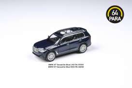 BMW  - X7 2018 tanzanite blue - 1:64 - Para64 - 65193 - pa65193R | The Diecast Company