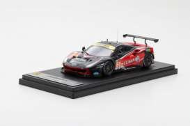 Ferrari  - 488 2019 black/red - 1:43 - Look Smart - LM097 - LSLM097 | The Diecast Company