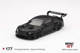 Bentley  - Continental GT black - 1:64 - Mini GT - 00176-R - MGT00177RHD | The Diecast Company