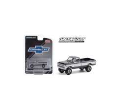 Chevrolet  - K10 pick-up 1969 black/silver - 1:64 - GreenLight - 51337 - gl51337 | The Diecast Company