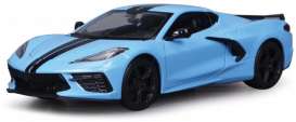 Chevrolet  - Corvette C8 blue - 1:24 - Maisto - 31527b - mai31527b | The Diecast Company
