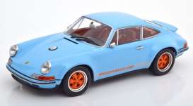 Singer  - Porsche Coupe light blue/orange - 1:18 - KK - Scale - 180441 - kkdc180441 | The Diecast Company