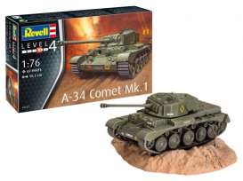 Military Vehicles  - A-34 Comet Mk.1  - 1:76 - Revell - Germany - 03317 - revell03317 | The Diecast Company