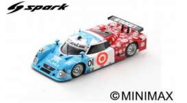 Riley  - MK XI 2007 blue/red/white - 1:43 - Spark - 43DA07 - spa43DA07 | The Diecast Company