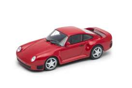 Porsche  - 959 red - 1:24 - Welly - 24076 - welly24076r | The Diecast Company