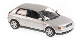 Audi  - A3 silver - 1:43 - Maxichamps - 940015101 - mc940015101 | The Diecast Company