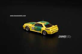 Nissan  - Skyline GT-R R32 1993 yellow/green - 1:64 - Inno Models - in64-R32-BP - in64R32bp | The Diecast Company