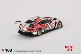 Bentley  - Continental GT red/white - 1:64 - Mini GT - 00188-R - MGT00188RHD | The Diecast Company