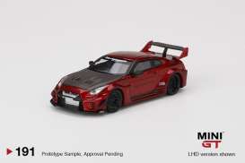 LB Works Nissan - Silhouette GT 35GT-RR 2020 lava red - 1:64 - Mini GT - 00191-R - MGT00191rhd | The Diecast Company