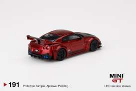 LB Works Nissan - Silhouette GT 35GT-RR 2020 lava red - 1:64 - Mini GT - 00191-R - MGT00191rhd | The Diecast Company